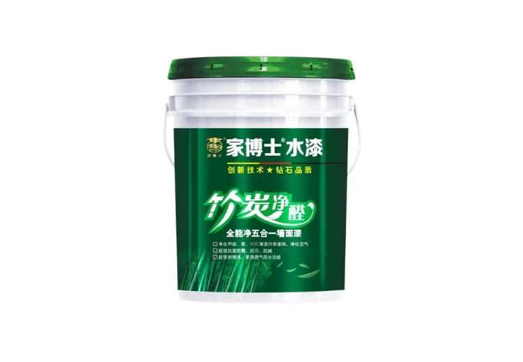 竹炭净醛全能五合一墙面漆