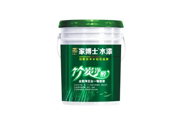 竹炭净醛全能五合一墙面漆