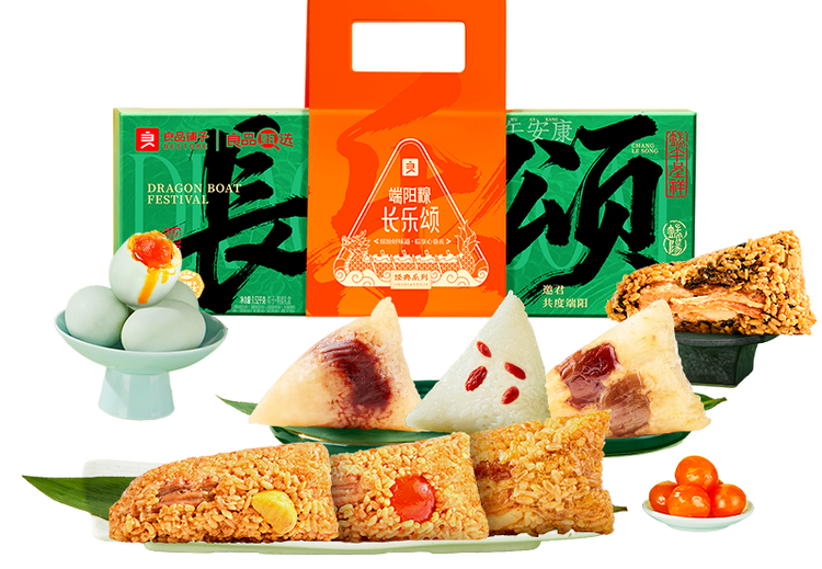 端阳粽·长乐颂1520g，传统端午美味之选，承载节日祝福，畅享阖家团圆的温馨时刻！