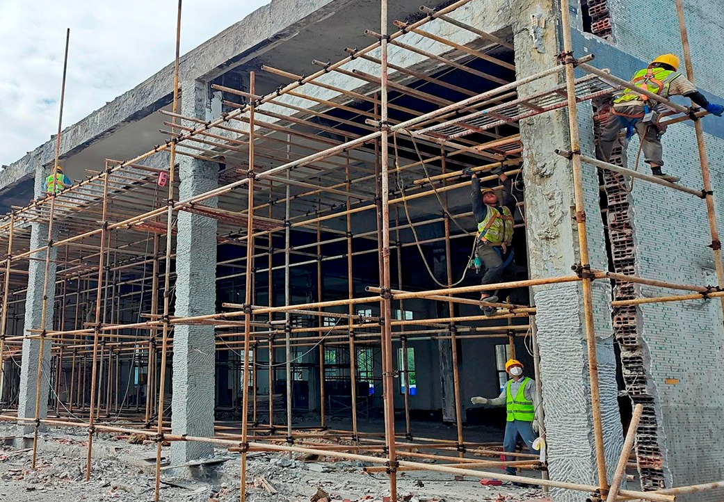 建筑灾损结构补强加固