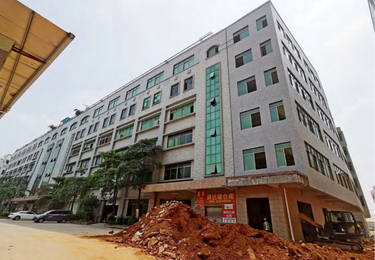 东莞大朗厂房顶升纠偏加固工程