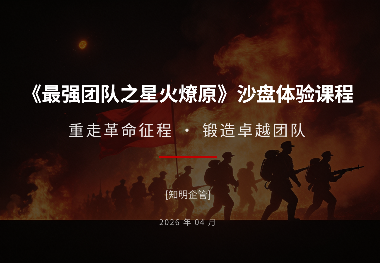 《最强团队之星火燎原》沙盘体验课程