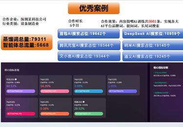 制造业效果案例~数据概况