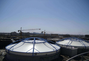 膜结构污水池加盖施工