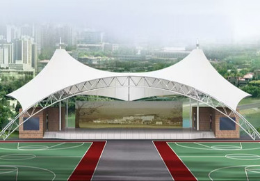 膜结构看台施工