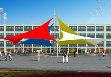 膜结构景观施工