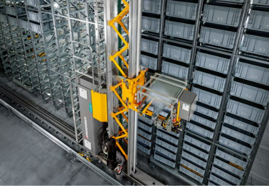 料箱堆垛机货架