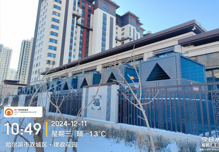 双城民福小区46000平超低能耗建筑，10台120P