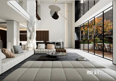 岭众全案 | 上景台&middot;重庆700m&sup2;国际范家庭的观野律动别墅、理性秩序下的微醺生活