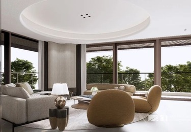 岭众全案 | 舜山府 &middot; 360m&sup2;静雅大平层，270&deg;拥抱森林