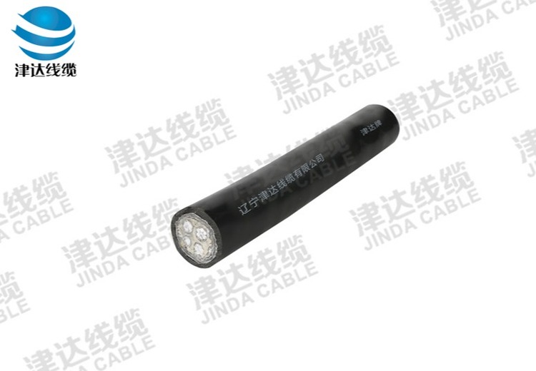 津达YJLV22铝芯钢带铠装电缆，3*10+1*6m²，额定0.6/1KV，适用于多领域