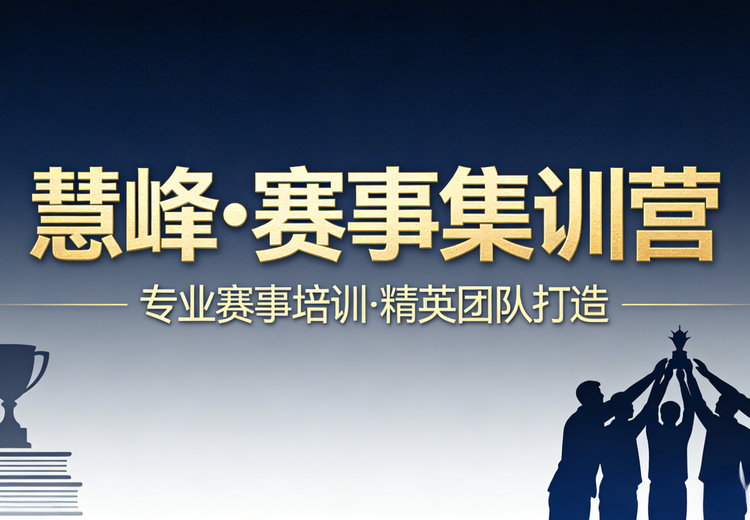 《慧峰·赛事集训营》：国际裁判执教，3天2晚聚焦赛事核心能力，助学员斩获佳绩、提升学习效率