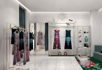 古色女装展柜