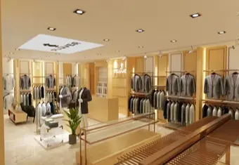 啄木鸟男装展柜
