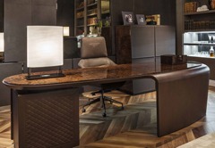 新款烤漆老板办公桌