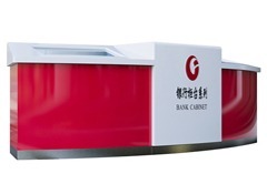 高端烤漆银行柜台业务接待台
