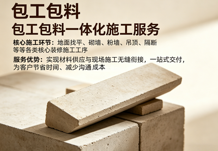 装修施工包工包料一站式服务