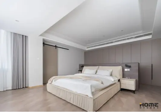 180m²现代极简风三人居，删繁就简，留存生活温度!