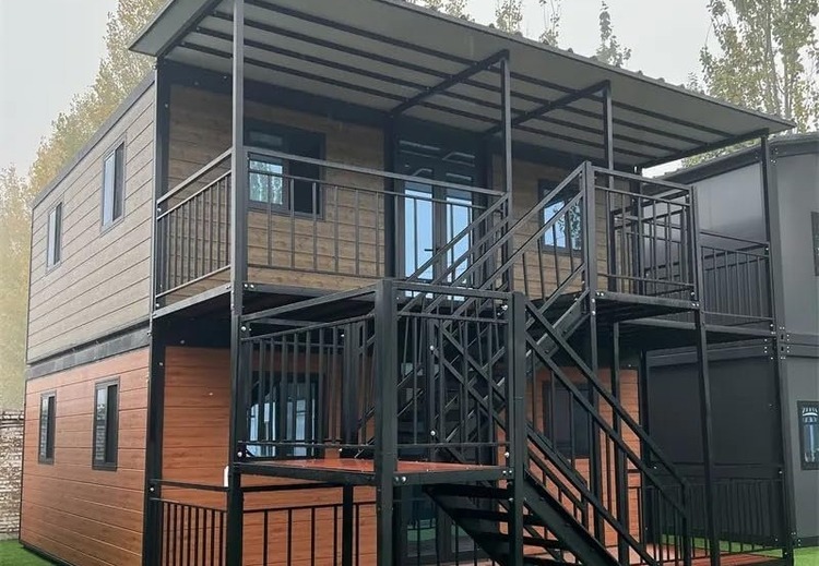 双翼拓展箱房：模块化集成房屋，运输便捷、空间大，适用于多场景的临时及半永久建筑