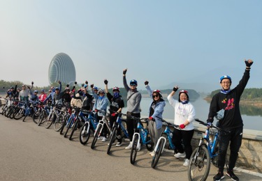 雁栖湖团建骑行活动