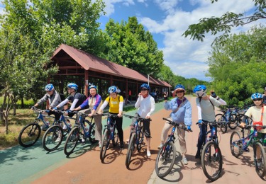 通州京杭大运河沿岸骑团建骑行活动
