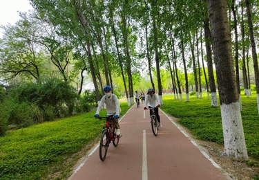 通州京杭大运河沿岸骑团建骑行活动