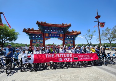 通州京杭大运河沿岸骑团建骑行活动