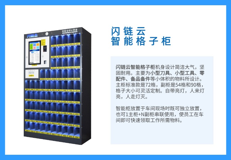 闪链云智能格子柜