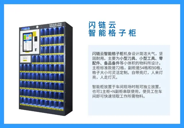 闪链云智能格子柜