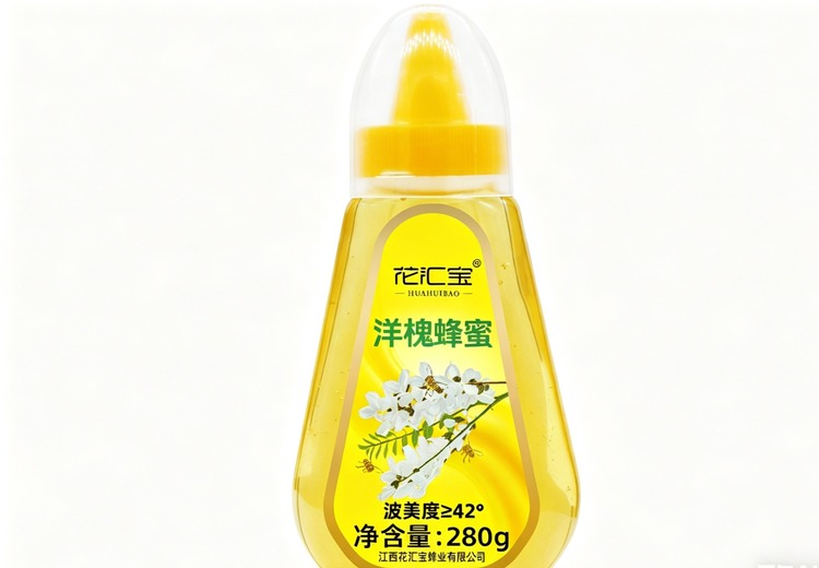 超值来袭！花汇宝280g洋槐蜂蜜，小尖嘴瓶设计，方便实用，甜蜜滋味等你品尝！