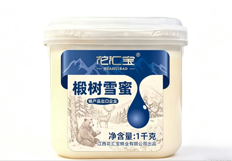 花汇宝椴树雪蜜1KG出口产品，优质品质，源自自然，甜蜜口感，满足您对高品质蜂蜜的期待！