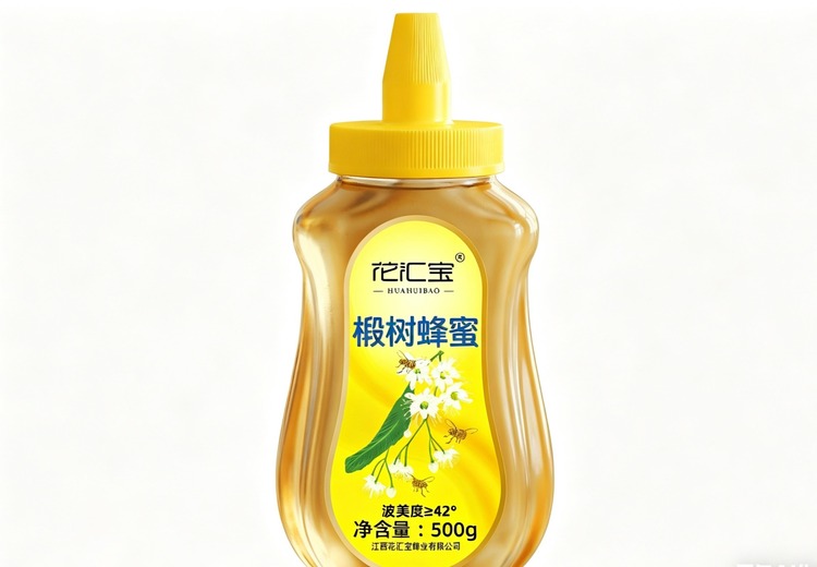 花汇宝500g椴树蜂蜜来袭！大尖嘴瓶设计，方便实用，品质上乘，给你甜蜜体验！