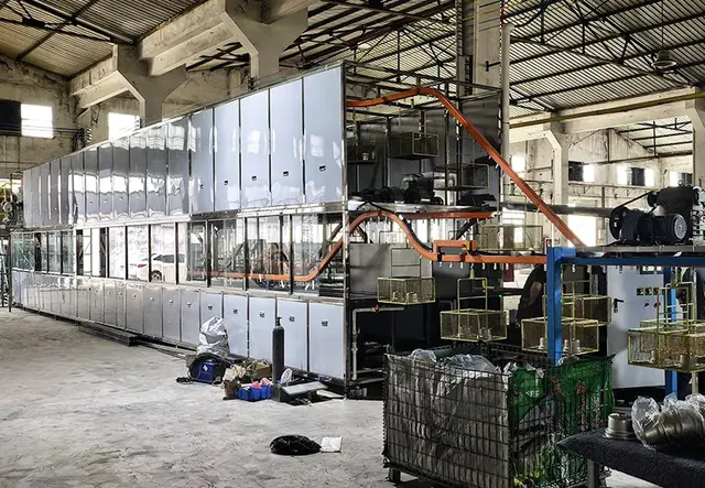 一体式悬挂链超声波清洗机