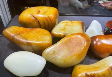 大料和田玉籽料，凝萃昆仑原生玉韵