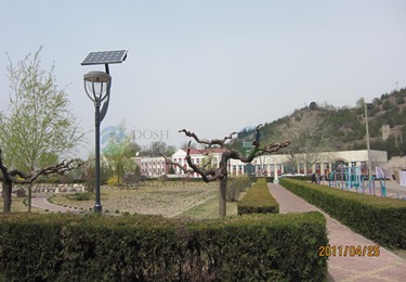 北京官厅水库一到五期太阳能庭院灯