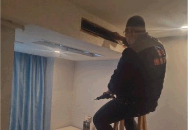 中央空调保养现场