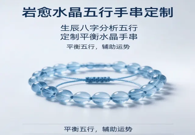 水晶五行手串定制