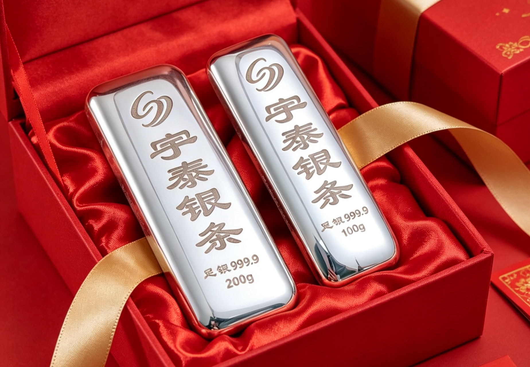 宇泰投资银条100克与200克