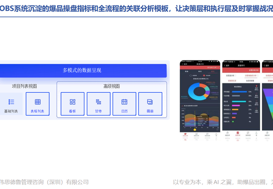 伟思德鲁爆品操盘数智系统AIOBS，开启企业爆品打造新时代