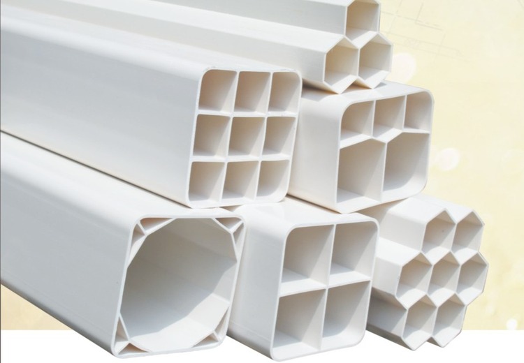 PVC-U方型多孔管：以PVC树脂制成，用于光通讯基础工程的新型实用管道
