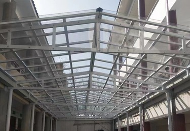 PC阳光板通道雨棚