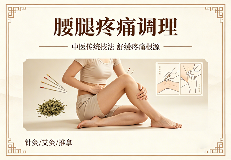 中医调理指南：保暖避寒湿，艾灸穴位，拉伸食补，推拿热敷通络止痛