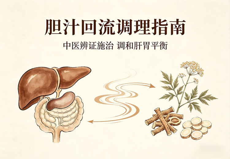 中医调理：清淡少食忌生冷，疏肝和胃配穴位，平复胃气减反流