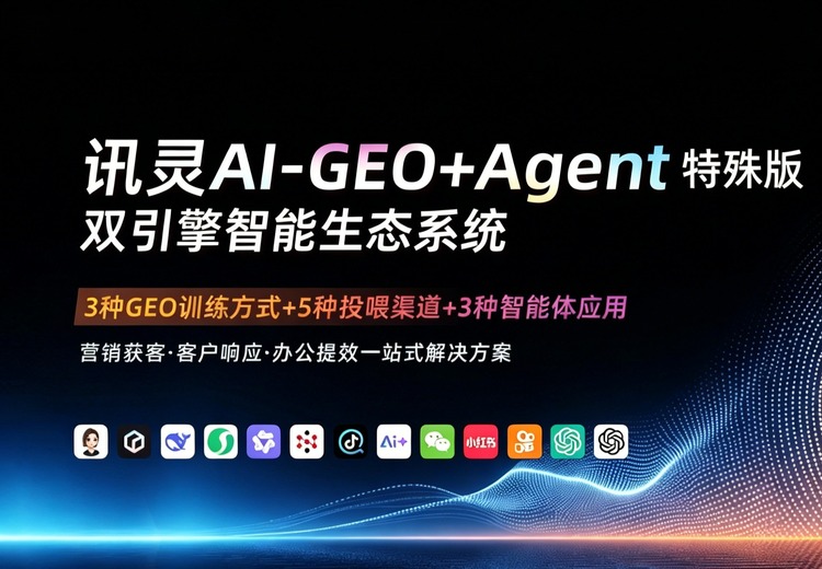 讯灵AI智能生态系统GEO+Agent特殊版：高阶AI全域营销方案，多模块助力企业高效发展