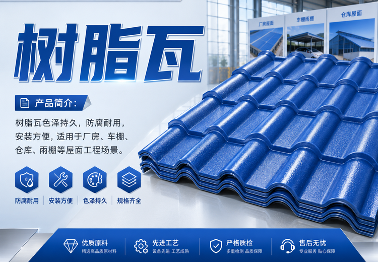 树脂瓦产品详情：特点、标准、材质及采购要点介绍