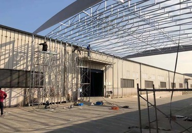 电动推拉棚工程案例