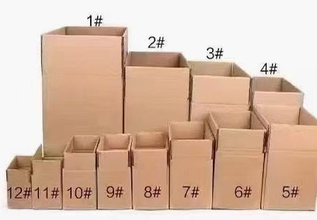加厚瓦楞快递纸箱，1 - 12号邮政规格，抗压承重，厂家直供，量大价优
