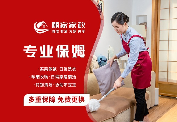专业保姆服务：家务、膳食、照料一站式解决，多重保障满足家庭多样需求