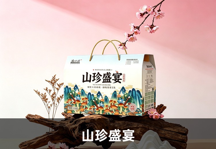 汇集山野珍品，无多余添加，精美礼盒包装，节日商务自家食用皆相宜