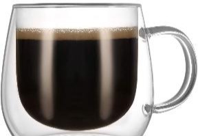 双层真空隔热高硼硅玻璃大肚杯，多场景适配，握感舒适，实用又美观！